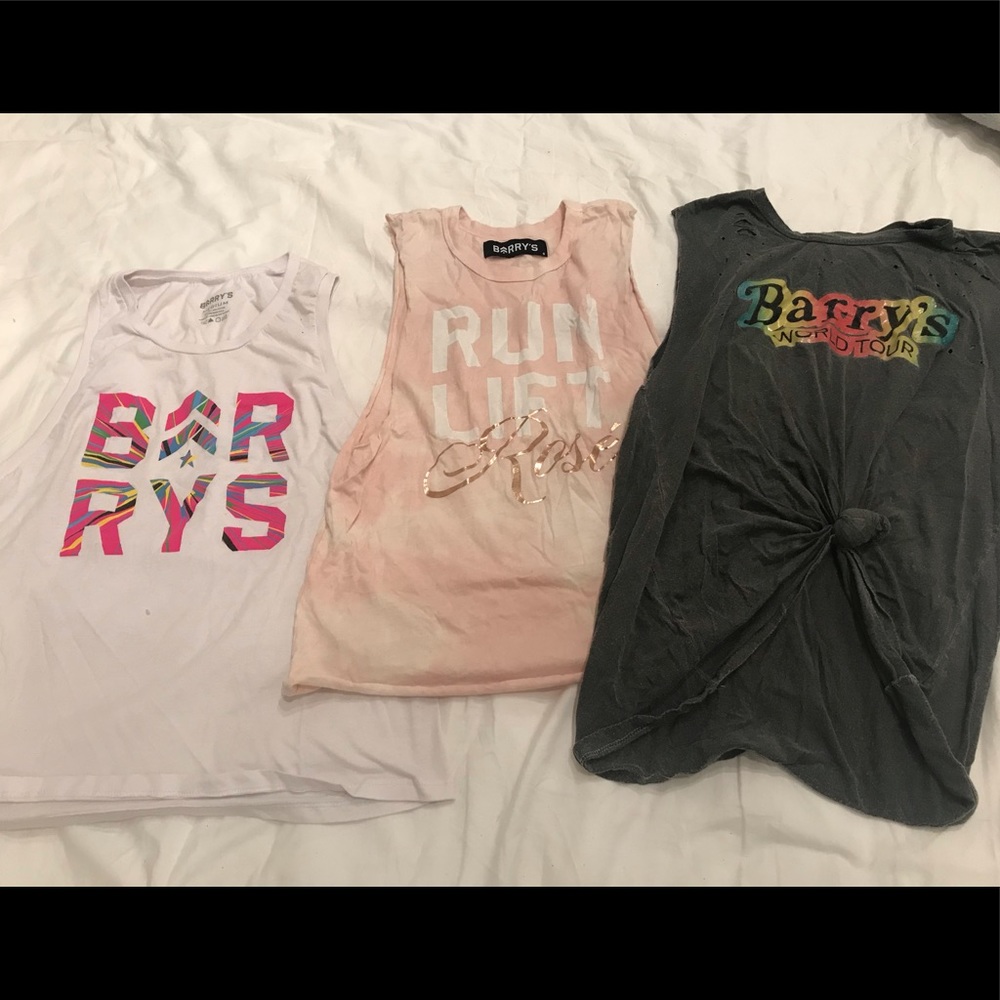 Barry’s Bootcamp Tanks—price for 3